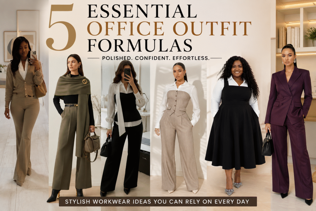 5 Essential Office Outfit Formulas That Actually Work