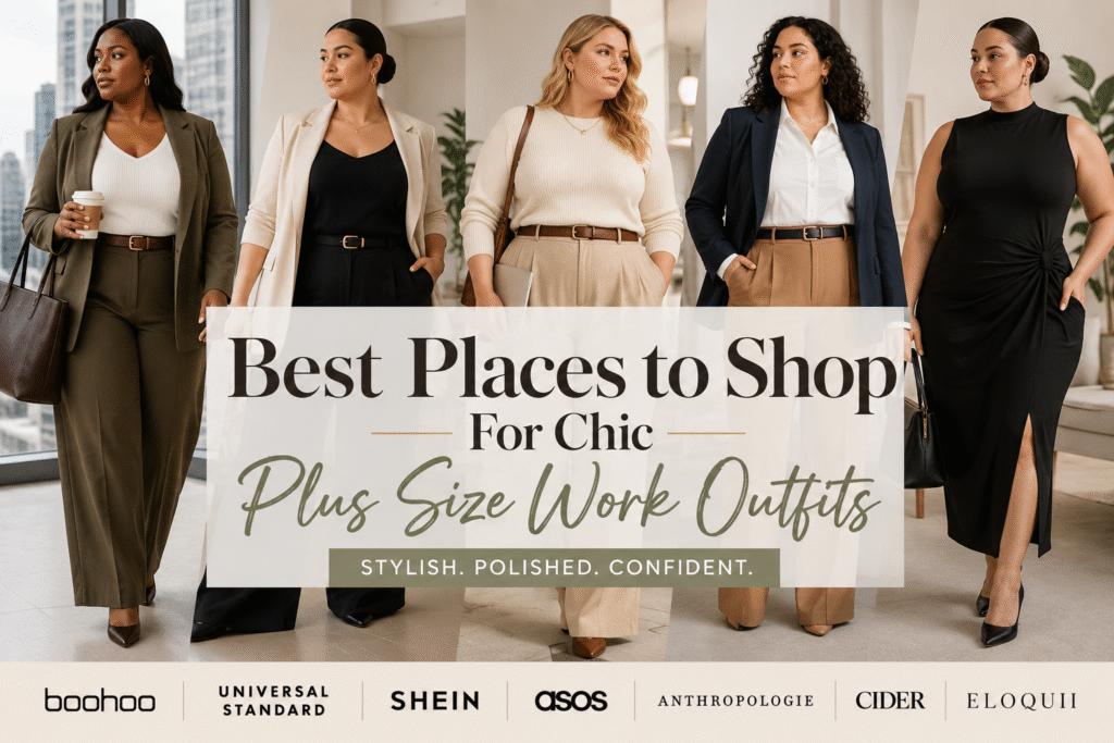 Best Places to Shop for Chic Plus Size Work Outfits