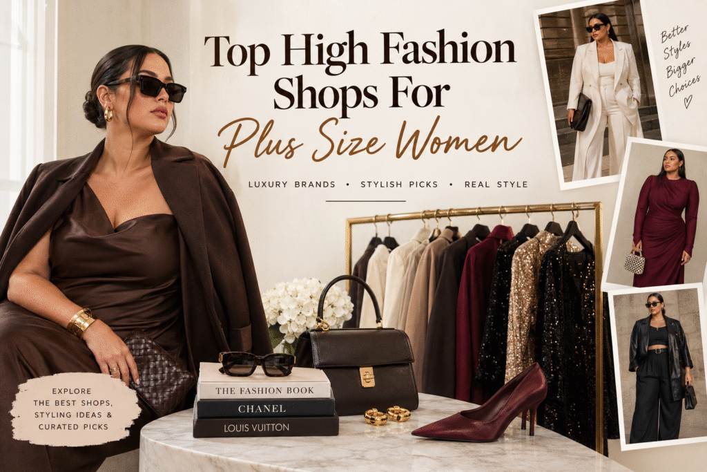 Top High Fashion Shops For Plus Size Women